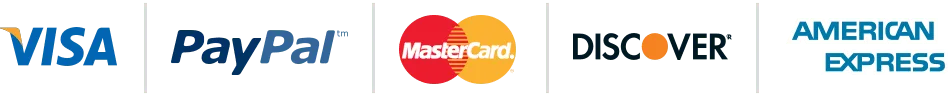 Accepted payment cards